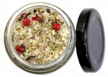 Meersalz mit Pfeffer und Rosmarin